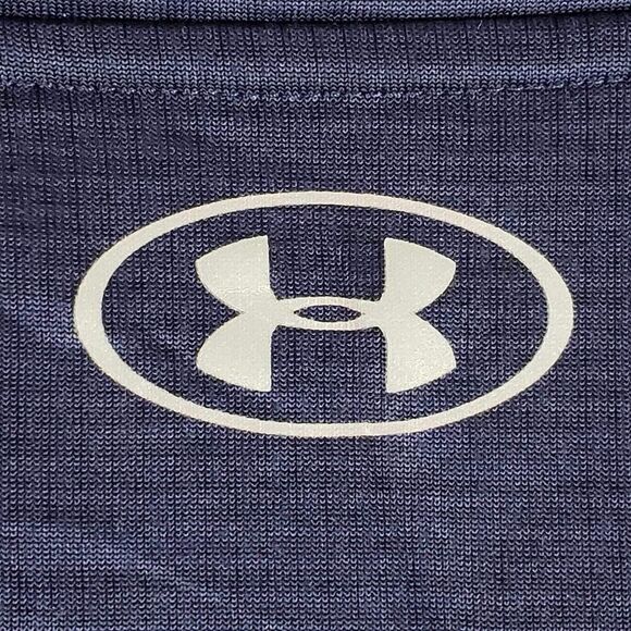Under Armour UA Sweatshirt Pullover ColdGear Men’s Large Fitted Blue 1/4 Zip - Picture 5 of 9